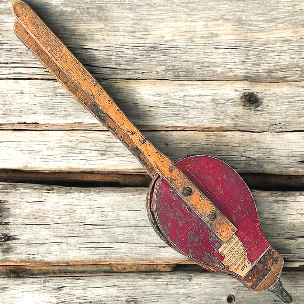 Antique Long Handled Bellows Used as Insectide Spreader Farmhouse Country  Barn